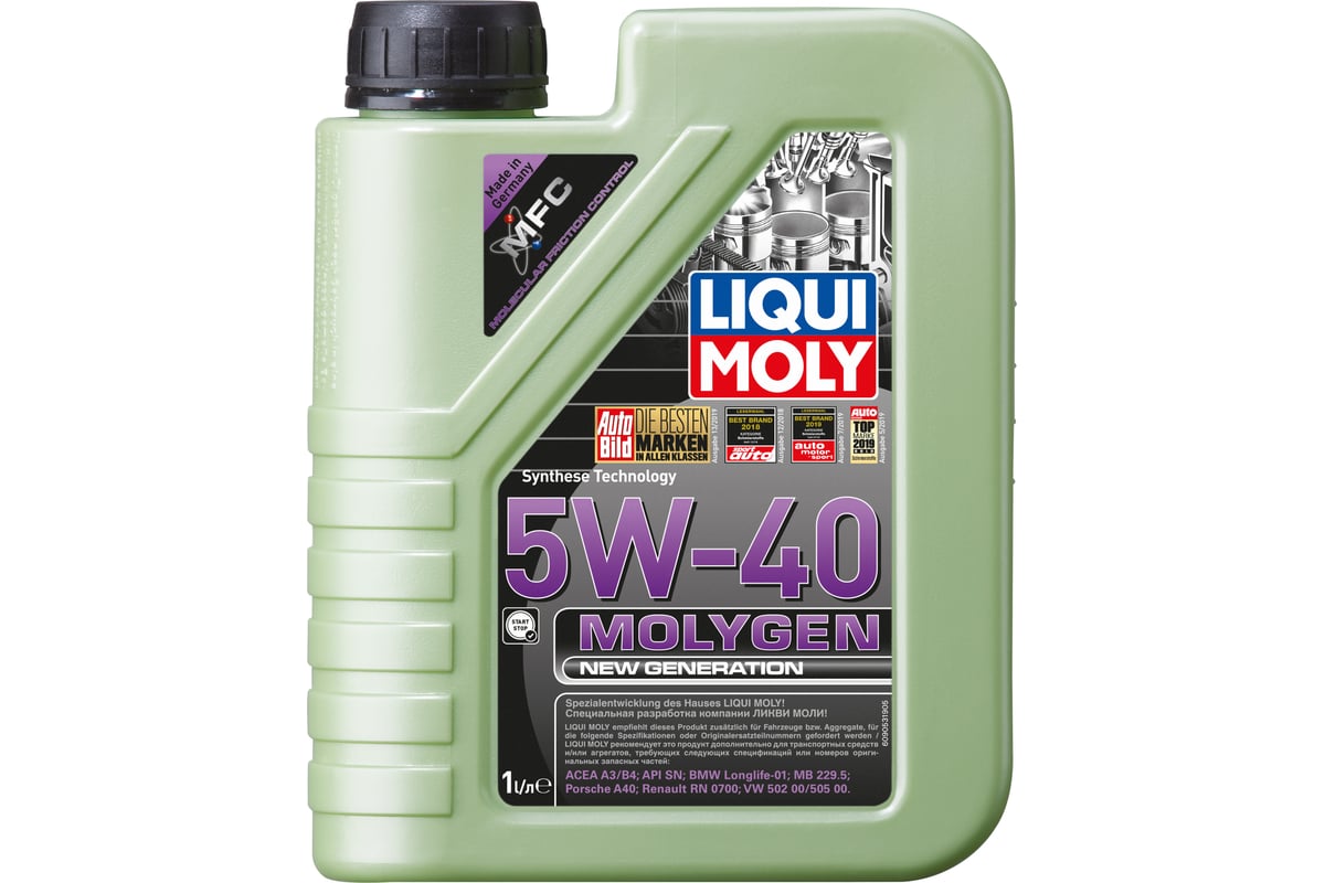 Моторное масло LIQUI MOLY Molygen New Generation НС-синтетическое, 5W ...