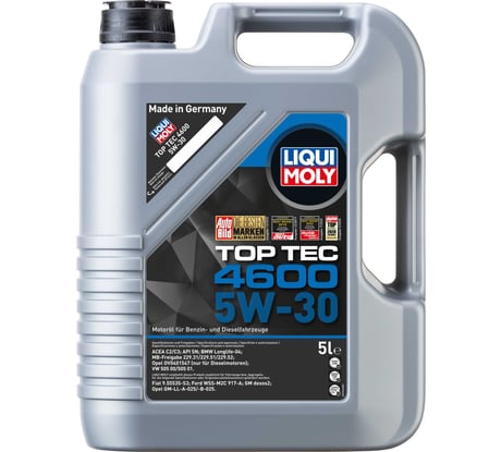 Моторное масло LIQUI MOLY Top Tec 4600 НС-синтетическое, 5W-30, SN, C2/C3, 5 л 2316