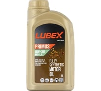Синтетическое моторное масло LUBEX PRIMUS MV-LA 0W-30 (1л) L034-1650-1201-APAC