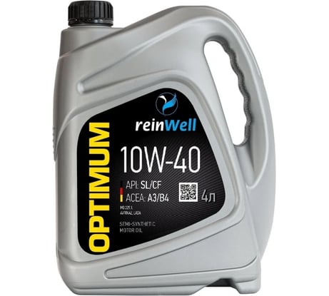 Моторное масло ReinWell 10W-40 A3/B4 (4л) 4958