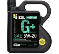 Моторное масло Bizol Green Oil+ 5W-20, SN, A1/B1, GF-5, 4 л, синтетическое 81076