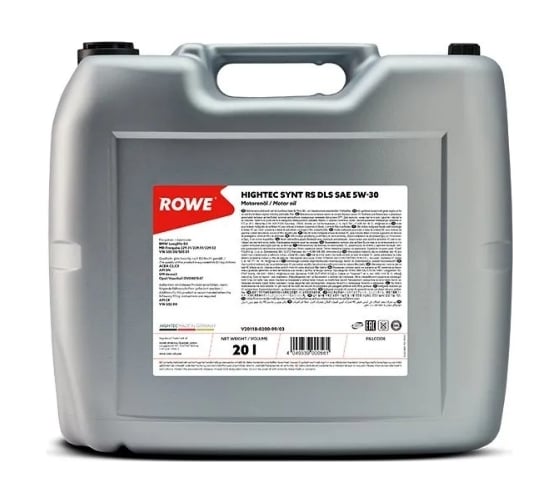 Моторное масло для легкового транспорта ROWE HIGHTEC SYNT RS DLS SAE 5W-30 20118-0200-99