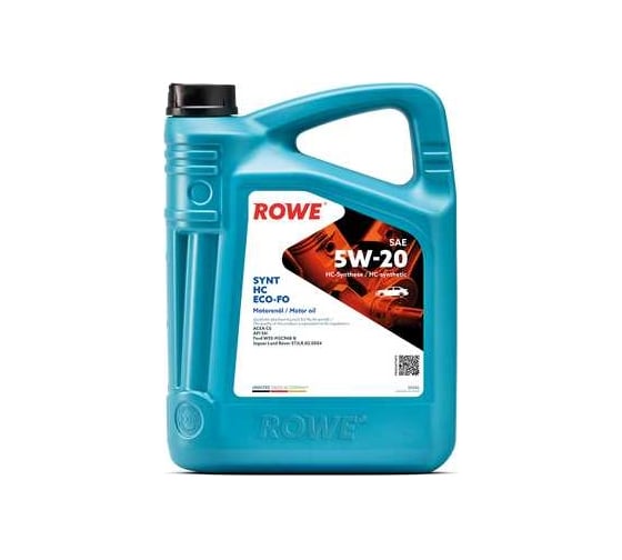 Моторное масло для легкового транспорта ROWE HIGHTEC SYNT HC ECO-FO SAE 5W-20 20206-0050-99
