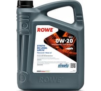 Моторное масло для легкового транспорта ROWE HIGHTEC SYNTH RS LONGLIFE IV SAE 0W-20 20036-0050-99