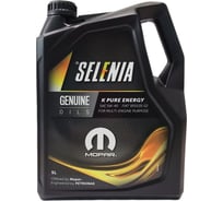 Моторное масло Petronas SELENIA MOPAR К PURE ENERGY синт. 5W40, 5л/4 , ACEA C3, API SM/CF, FIAT 9.55535-S2 CONTRACTUAL TECHNICAL REFERENCE NF603.C07, MB-Approval 229.51, VW 502.00-505.00, 505.01, BMW LL-04. 100% ORIGINAL FIAT GROUP 70026MF2EU