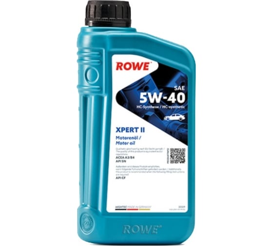 Моторное масло для легкового транспорта ROWE HIGHTEC XPERT II SAE 5W-40 NEW 20329-0010-99