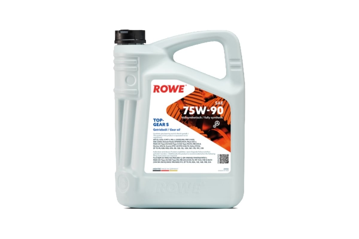 Трансмиссионное масло ROWE HIGHTEC TOPGEAR SAE 75W-90 S 25002-0050-99 -  выгодная цена, отзывы, характеристики, фото - купить в Москве и РФ