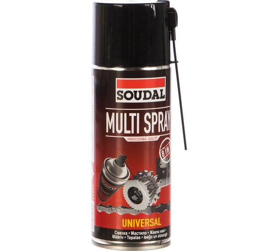 Смазка многофункциональная Multi Spray 400 мл SOUDAL 134155