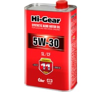 Масло моторное полусинтетическое 1л 5W-30 SL/CF Hi-Gear HG1130