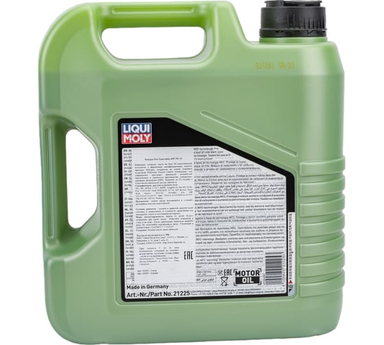 Масло моторное НС-синтетическое Molygen New Generation DPF 5W-30, 4 л LIQUI MOLY 21225