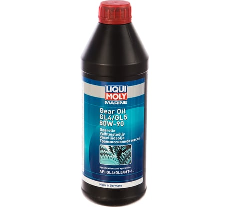 Масло минеральное трансмиссионное для водной техники Marine Gear Oil 80W-90 GL-4/GL-5/MT-1, 1 л  LIQUI MOLY 25069