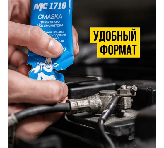 Смазка для клемм аккумулятора, 10 г пакет МС 1710 ВМПАВТО 8003