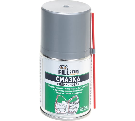 Смазка силиконовая, 140 мл, аэрозоль FL117 Fill Inn 71117