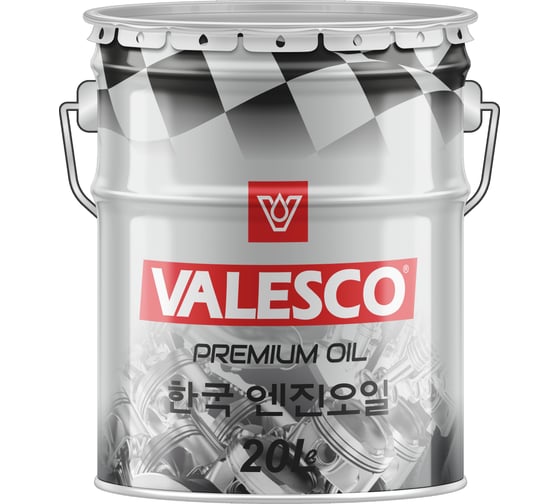 Моторное масло VALESCO EUROTEC GX 5000 10W40, API SN/CF полусинтетическое, 20 л 307170h