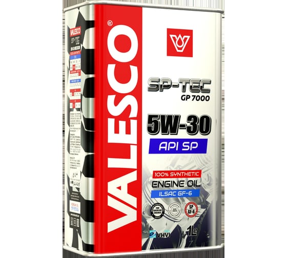 Моторное масло VALESCO SP-TEC GP 7000 5W30, API SP, синтетическое, 1 л 489181h
