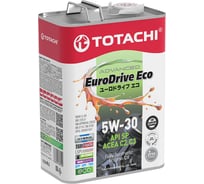 Синтетическое моторное масло TOTACHI EURODRIVE ECO Fully Synthetic 5W-30 API SP, ACEA C2/C3, ILSAC GF-6A 4л E6604
