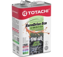 Синтетическое моторное масло TOTACHI EURODRIVE ECO Fully Synthetic 5W-40 API SP, ACEA C3 4л E6704