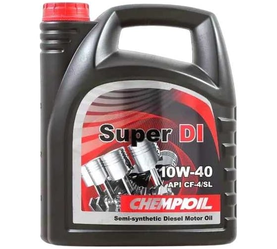 Моторное масло CHEMPIOIL Super DI 10W-40, полусинтетическое, 4 л CH95041-4-E