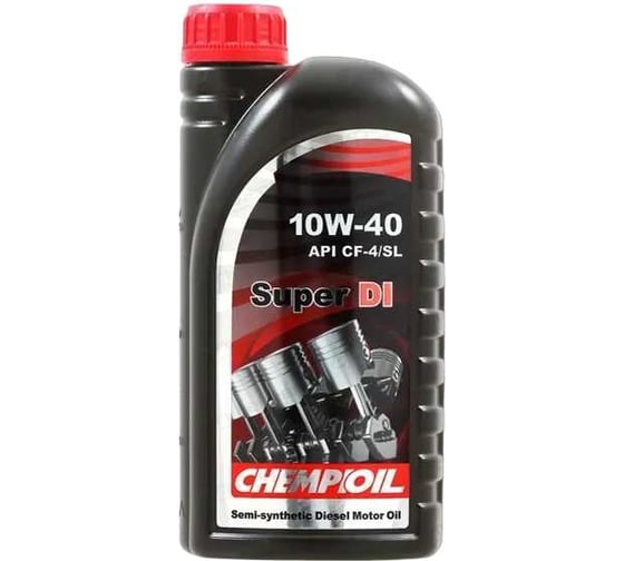 Моторное масло CHEMPIOIL Super DI 10W-40, полусинтетическое, 1 л CH95041-1-E 1
