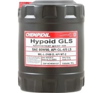 Трансмиссионное масло CHEMPIOIL Hypoid GLS 80W-90, API GL-4/5, на минеральной основе, 10 л CH8802-10-E