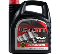 Моторное масло CHEMPIOIL Ultra XTT 5W-40, синтетическое, 4 л CH9701-4-E