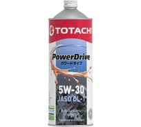 Синтетическое моторное масло TOTACHI POWERDRIVE Fully Synthetic 5W-30 JASO DL-1 1л E8001