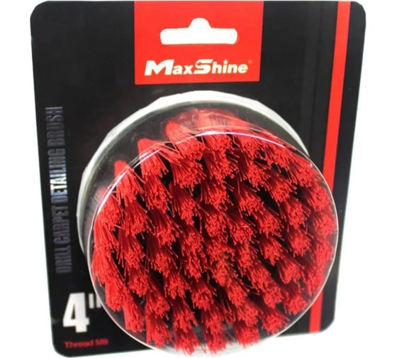 Щетка - насадка для химчистки на шуруповерт MaxShine, 10 см 7011010 016738