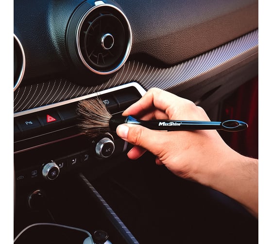 Кисточка для химчистки MaxShine 704612 21,5см диаметр 10мм 052384