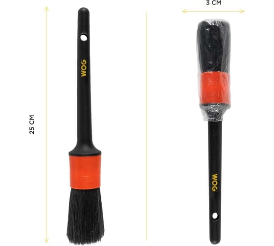 Кисть для детейлинга WOG 30 мм WGC3001
