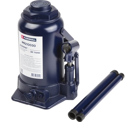 Автомобильный гидравлический бутылочный домкрат MARSHALL 30т M9210030