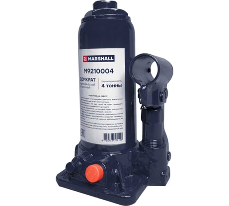 Автомобильный гидравлический бутылочный домкрат MARSHALL 4т M9210004