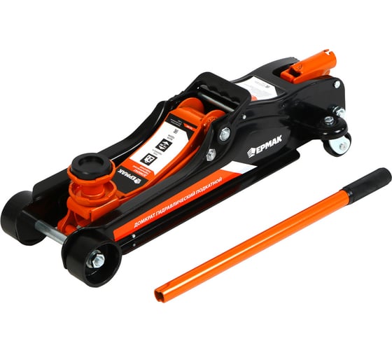 Гидравлический подкатной домкрат ЕРМАК 2 т Low Profile, 110-360 мм 742-004