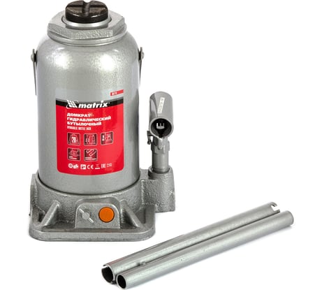 Гидравлический бутылочный домкрат 20 т, h подъема 244–449 мм MATRIX 50778