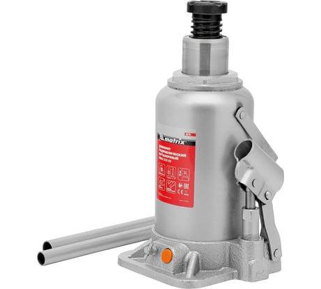 Гидравлический бутылочный домкрат 20 т, h подъема 244–449 мм MATRIX 50778