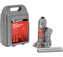 Гидравлический бутылочный домкрат MATRIX 2 т, h подъема 181–345 мм 50773