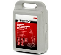 Гидравлический бутылочный домкрат MATRIX 4 т, h подъема 194–372 мм 50775