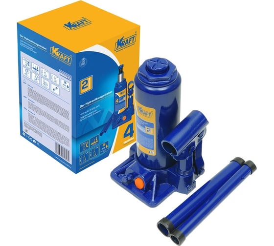 Бутылочный домкрат KRAFT 4 т KT 800013