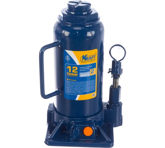 Бутылочный домкрат KRAFT 12 т, min 230mm-max 470mm KT 800019
