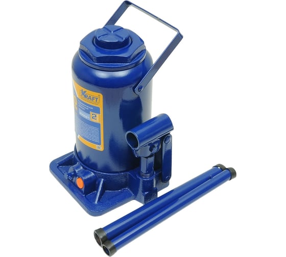 Бутылочный домкрат KRAFT 20 т, min 242mm-max 460mm KT 800021 1