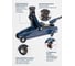 Подкатной домкрат с вращающейся ручкой Forsage 2т F-TH22005СB(7877) 9