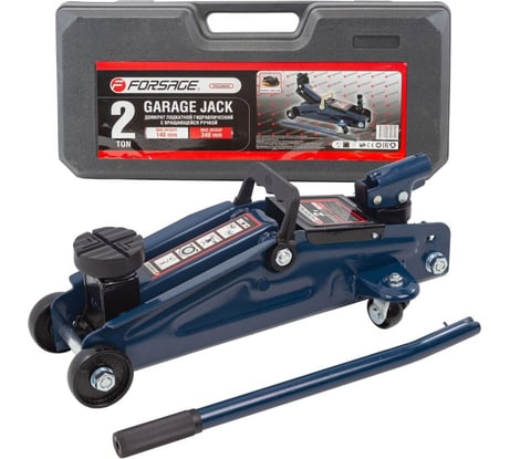 Подкатной домкрат с вращающейся ручкой 180 градусов Forsage 2т, в кейсе F-TH22005C(7769)