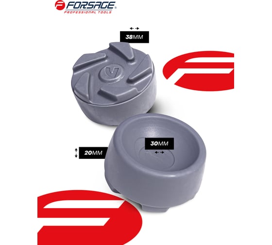 Подкатной домкрат с поворотной ручкой Forsage 2т, 180 градусов, h min 105 мм, h max 350 мм F-TH22010(6309)