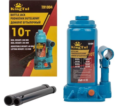 Бутылочный домкрат KingTul 10т KT-T91004(52684)