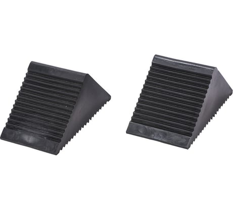 Резиновый противооткатный упор AV Steel 80х105х125 мм 2 шт. AV-921069