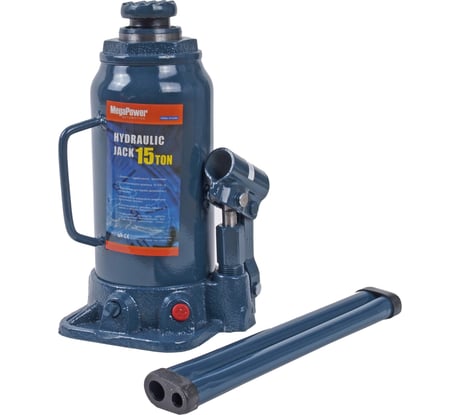 Гидравлический бутылочный домкрат MEGAPOWER 15т M-91504