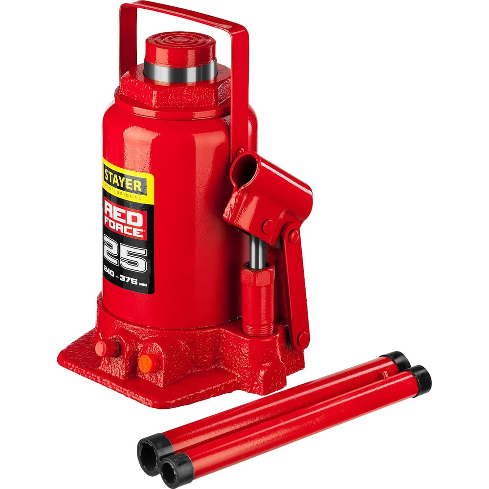 Гидравлический бутылочный домкрат STAYER Red Force 25т 43160-25_z01 ...