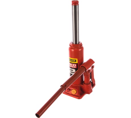 Гидравлический бутылочный домкрат STAYER RED FORCE, 2т, 181-345 мм, в кейсе, 43160-2-K 43160-2-K_z01