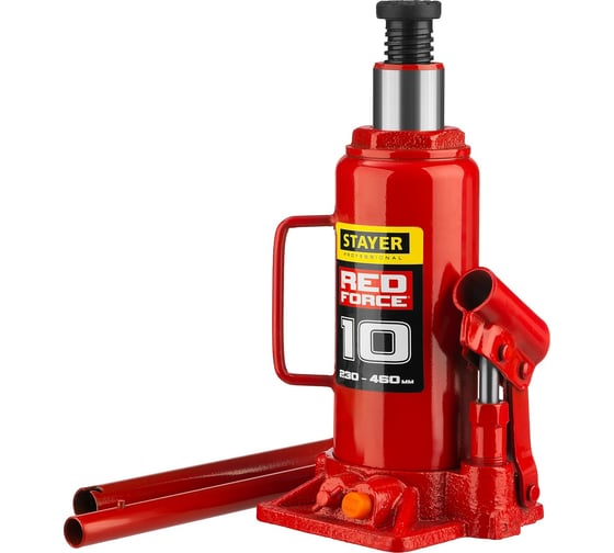 Гидравлический бутылочный кейс STAYER RED FORCE 10 т, 230-460 мм 43160-10 43160-10_z01