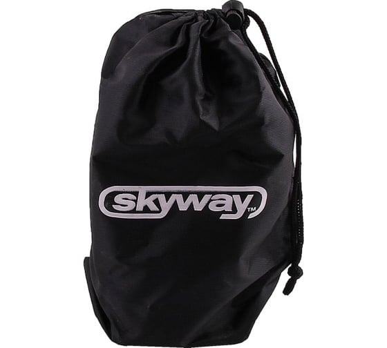 Гидравлический бутылочный домкрат SKYWAY 4т h 180-350 мм с клапаном в коробке+сумка S01804012