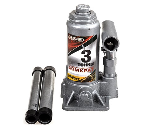 Гидравлический бутылочный домкрат SKYWAY 3т h 168-328 мм STANDART S01804021